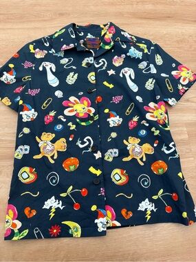Marc Jacobs Navy Stickers Shirt